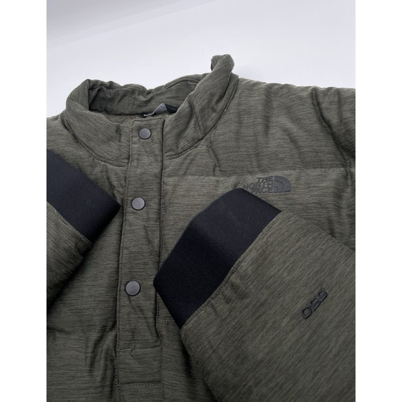 The North Face Jacket Men's XXL Eros 550 Down Pullover Puffer Zip-Pocket Green